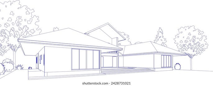 Ilustración 3D del proyecto residencial