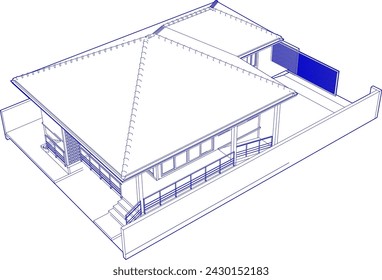 Ilustración 3D del proyecto residencial