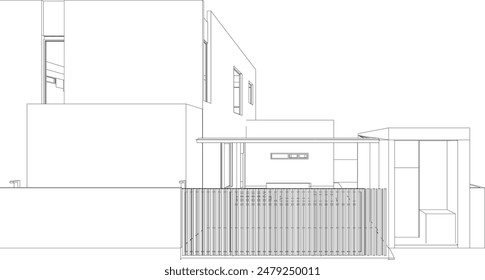 Ilustración 3D del proyecto residencial