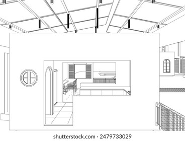 Ilustración 3D del proyecto residencial