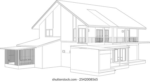 Ilustración 3D del proyecto residencial
