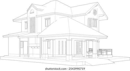 Ilustración 3D del proyecto residencial