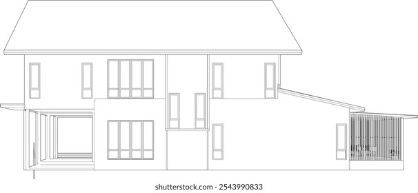 Ilustración 3D del proyecto residencial