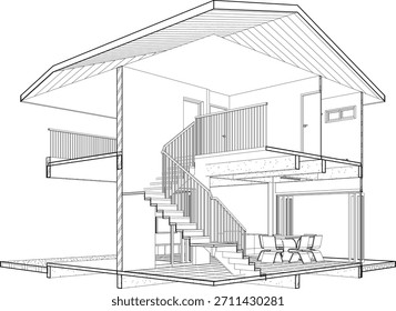 Ilustración 3D del proyecto residencial