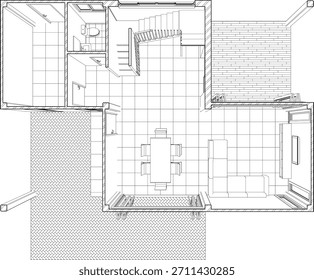 Ilustración 3D del proyecto residencial