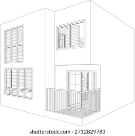Ilustración 3D del proyecto residencial