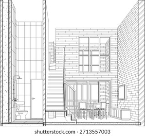 Ilustración 3D del proyecto residencial