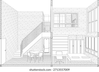 Ilustración 3D del proyecto residencial