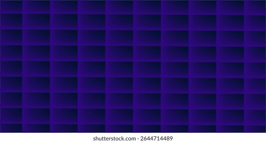 3d illustration of a royal blue and black tiered Venetian, mini blinds, space for text, background, wallpaper graphic	
