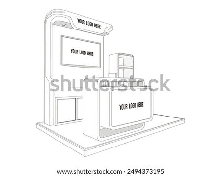 Booth Drawing | Free download on ClipArtMag