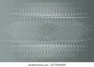 3D Illustration Vector Field  Particle Simulation Vector Background