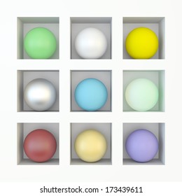 3D illustration. Vector template. Can be used for info-graphics, presentations, graphic or website.