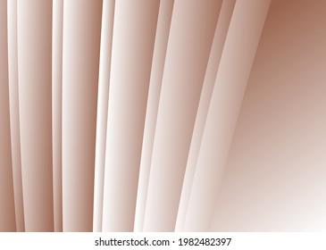 3D illustration volumetric strict background. Background design for banner business card invitation. Delicate gradient. Vector