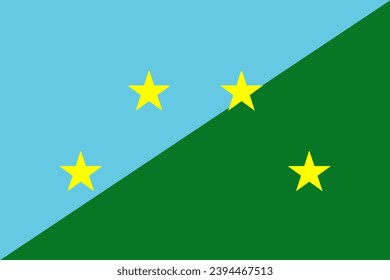 3D Illustration of a waving Panama province flag of Darien