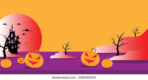 3D images Halloween of illustration