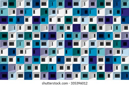 3d industrial colorful background.