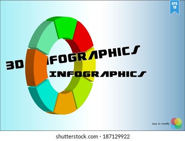 3-D Info Graphic -