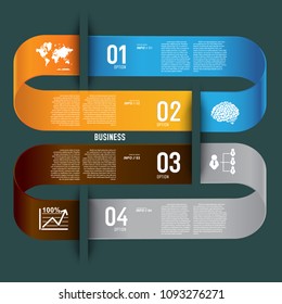 3D infographic background