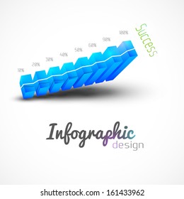 3d infographic design diagram