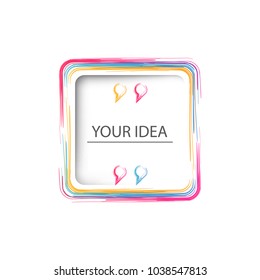3D infographic design template and marketing icons.