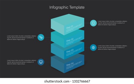 Vector Infographic Web Design Template Stock Vector (Royalty Free ...