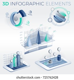 3D Infographic Elements