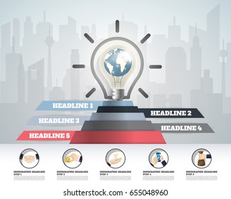 3d Infographic Template. Data Visualization. Can be used for workflow layout, number of options, steps, diagram, graph, presentation, timeline chart and web design. Vector illustration