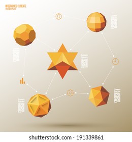 3d infographics template