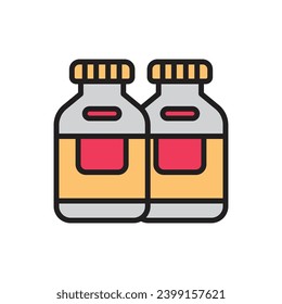 3D Ink Icon Vector Illustration