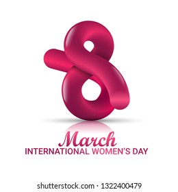 3d International women's day poster. Woman sign. Origami design template. Happy Mother's Day. Eps10 vector illustration with place for your text. - Vector