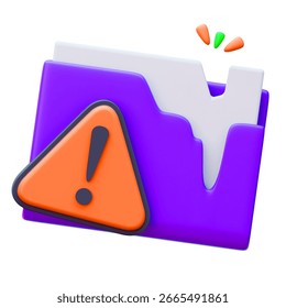3D Internet Connection Lost Icon Illustration