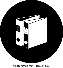 3D isometrische Bücher im Kreissymbol. Bildung Infografik Design mit Bücherstapel. Set von Buchsymbolen im flachen Design-Stil. Bildungskonzept. Vektorgrafik. 