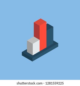 3D Isometric Business Icon