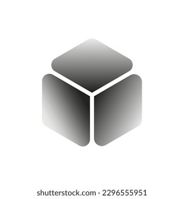 3d isometric cube as construction, construct, building, technology, architecture and development icon, symbol, logo. Vector illustration.