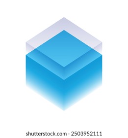 3D Isometric Cube Design on white background - Powered by Shutterstock - Get 15% off with code: PIKWIZARD15