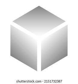 3d isometric cube(s) as construction, construct, building, technology, architecture and development icon, symbol, logo