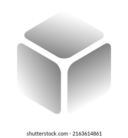 3d isometric cube(s) as construction, construct, building, technology, architecture and development icon, symbol, logo