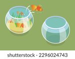 3D Isometric Flat Vector Conceptual Illustration of Better Place, Think Differently