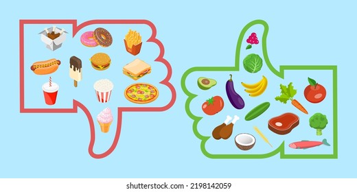 2,459 Calorie comparison Images, Stock Photos & Vectors | Shutterstock