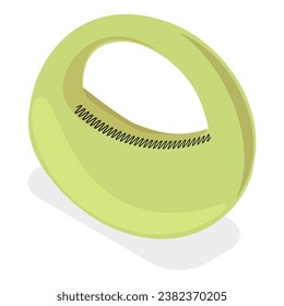 3D Isometric Flat Vector Icon of Handbags Set. Item 2