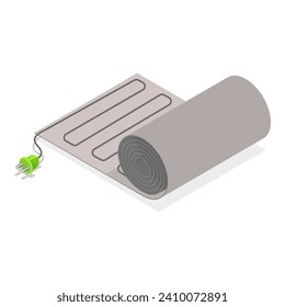 3D Isometric Flat Vector Illustration of HVACS Systems, Heating and Cooling Devices. Item 2
