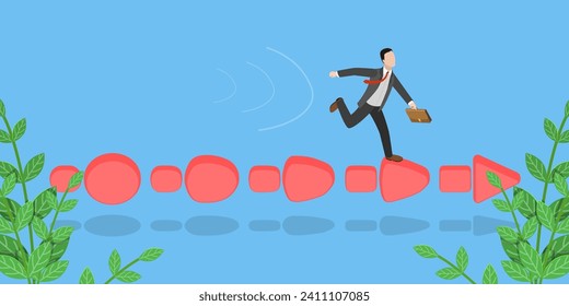 3D Isometric Flat Vector Illustration of Business Transformation , Company Management Improvement