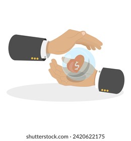 3D Isometric Flat Vector Illustration of Hands Gestures , Finance Set. Item 1