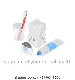 3D Isometric Flat Vector Illustration of Healthy Aging, Physical Activity and Health Care for Elderly Senior People. Item 4