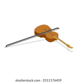 3D Isometric Flat Vector Illustration of Musical Instruments Collection, Classic and Modern, for Amateurs and Professionals. Item 3