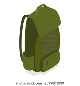 3D Isometric Flat Vector Illustration of Millitary Collection, Army Equipment. Item 10