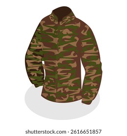 3D Isometric Flat Vector Illustration of Millitary Collection, Army Equipment. Item 14