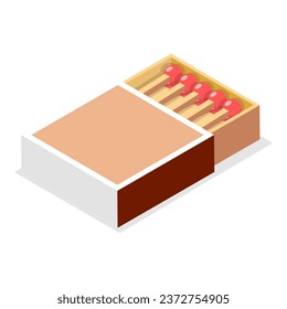 3D Isometric Flat Vector Set of Camping Equipments. Item 6