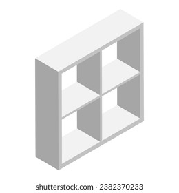 3D Isometric Flat Vector Set of Kitchen Cabinets. Item 3
