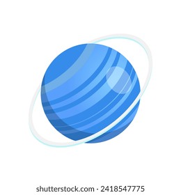 3D Isometric Flat Vector Set of Solar System Planets, Galaxy Astronomical Objects. Item 1